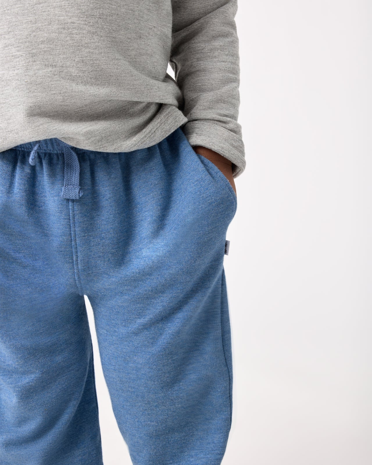 Heather Blue Relaxed Jogger