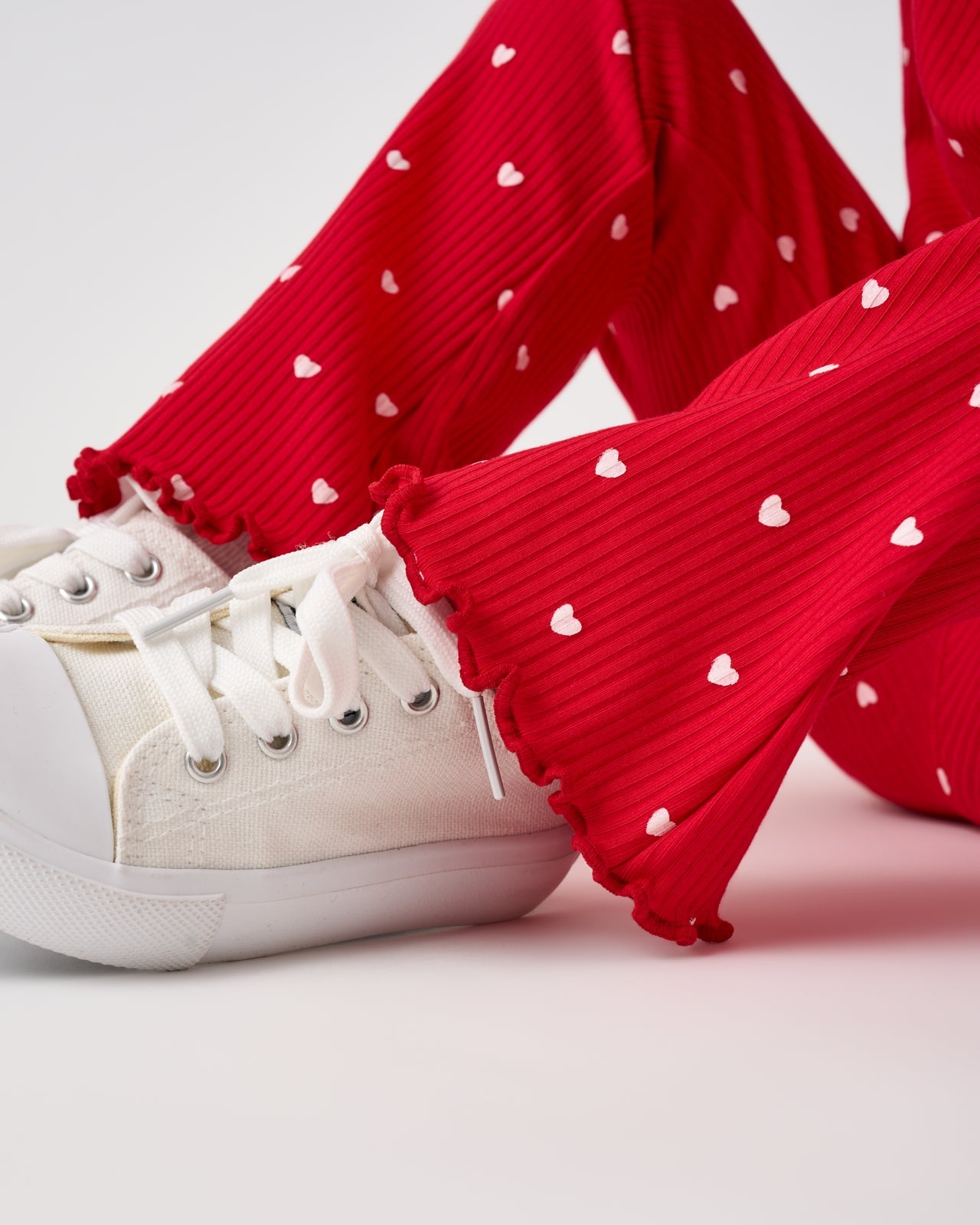 Little Love Ribbed Flare Pant