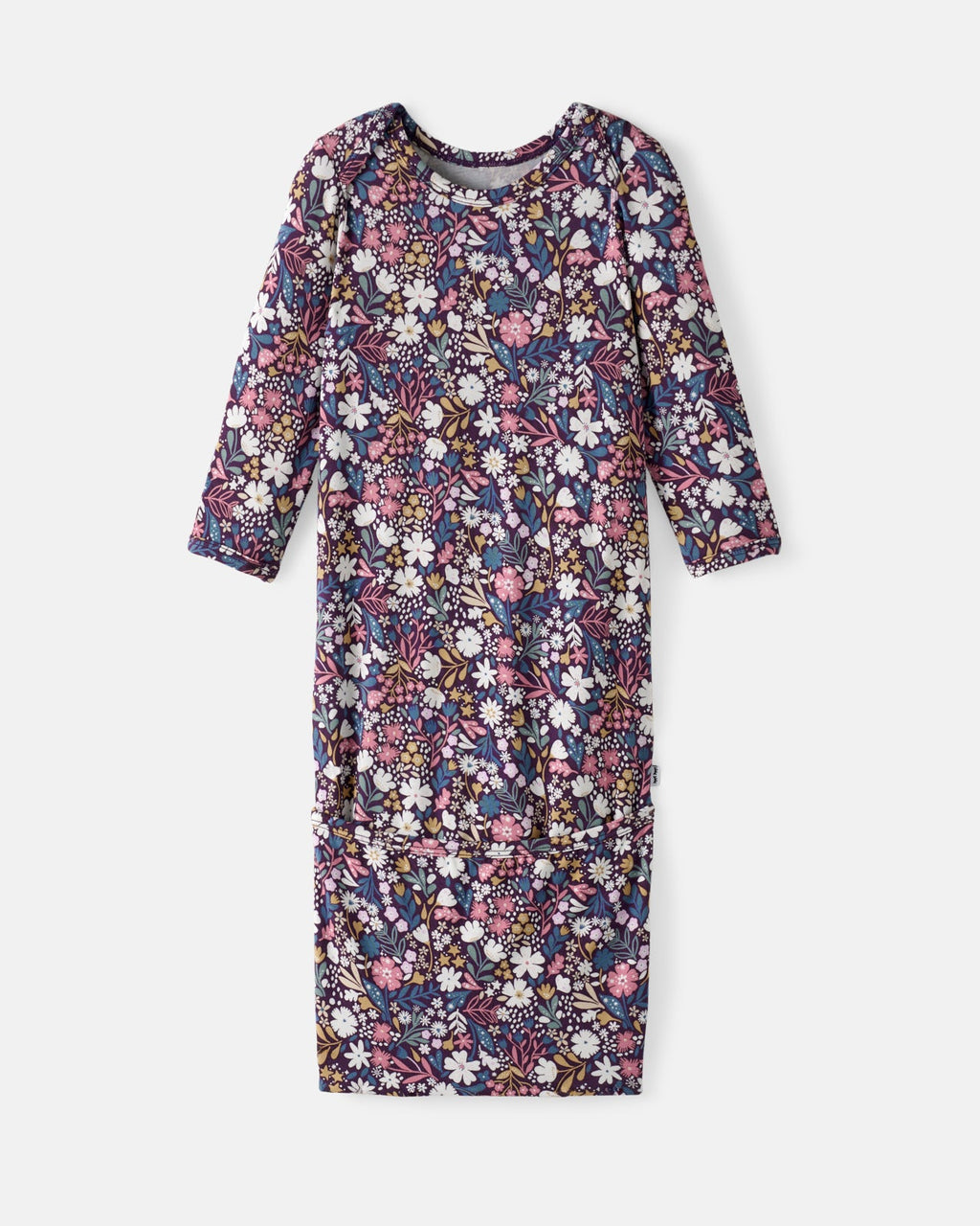 Midnight Petals Infant Gown