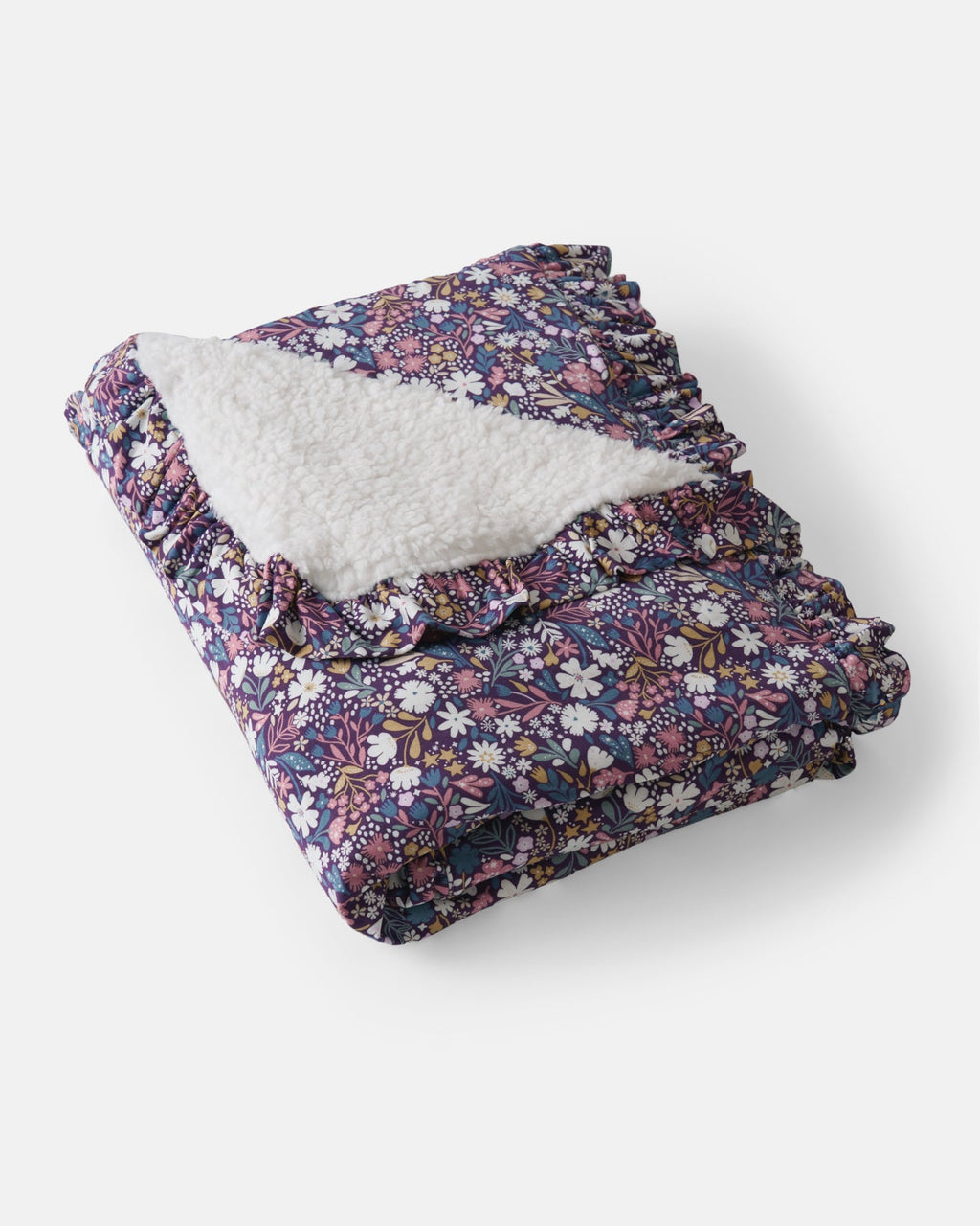 Midnight Petals Ruffle Mini Cloud Blanket®