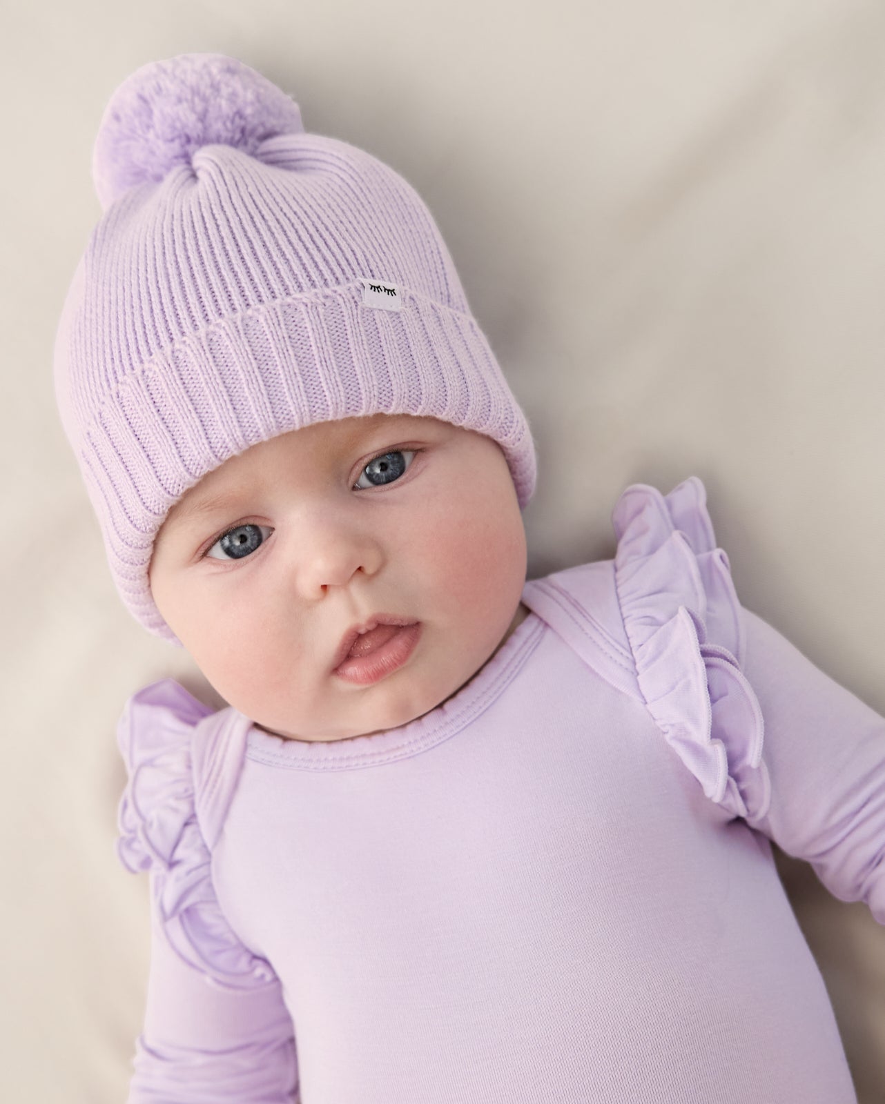 Misty Lavender Flutter Bodysuit