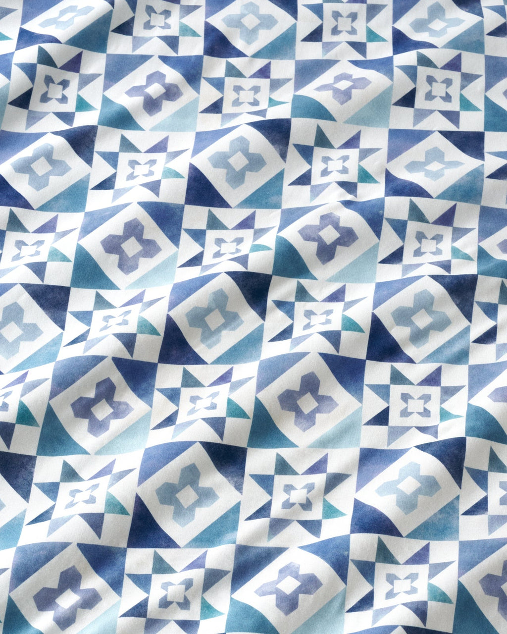 Patchwork Indigo Large Cloud Blanket®