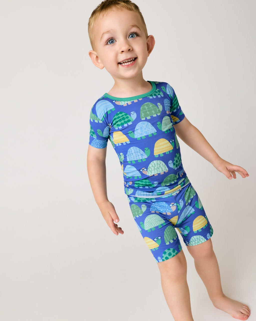 Shell Parade Two-Piece Short Sleeve & Shorts Pajama Set