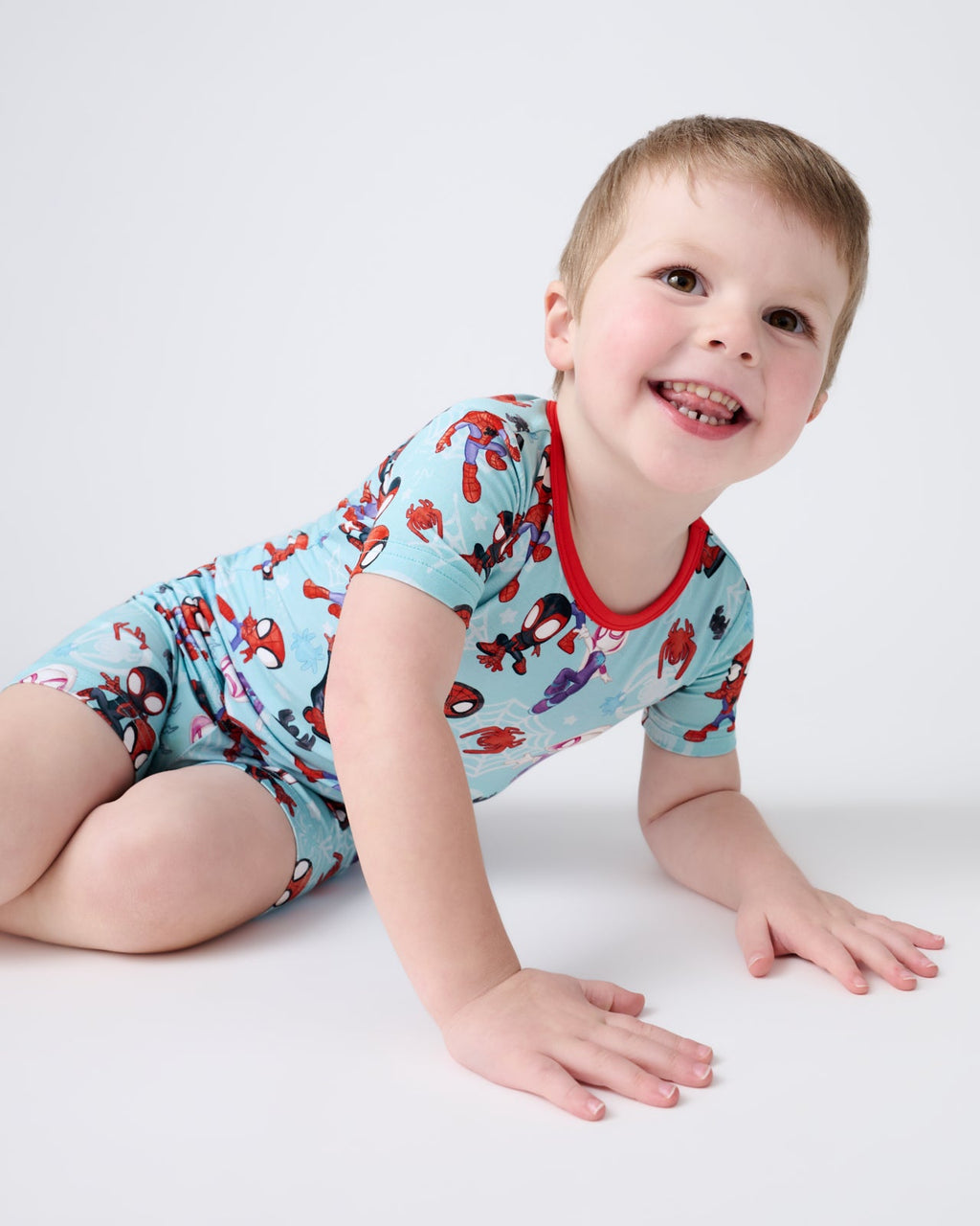 Spidey & His Amazing Friends Tiny Webs Two-Piece Short Sleeve & Shorts Pajama Set