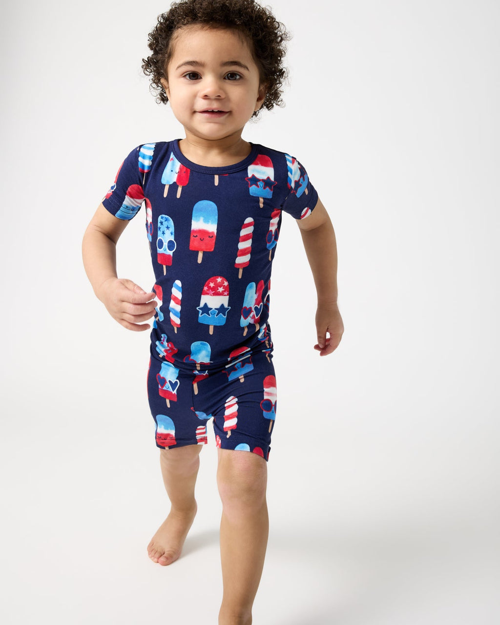 Sparkle Treats Two-Piece Short Sleeve & Shorts Pajama Set