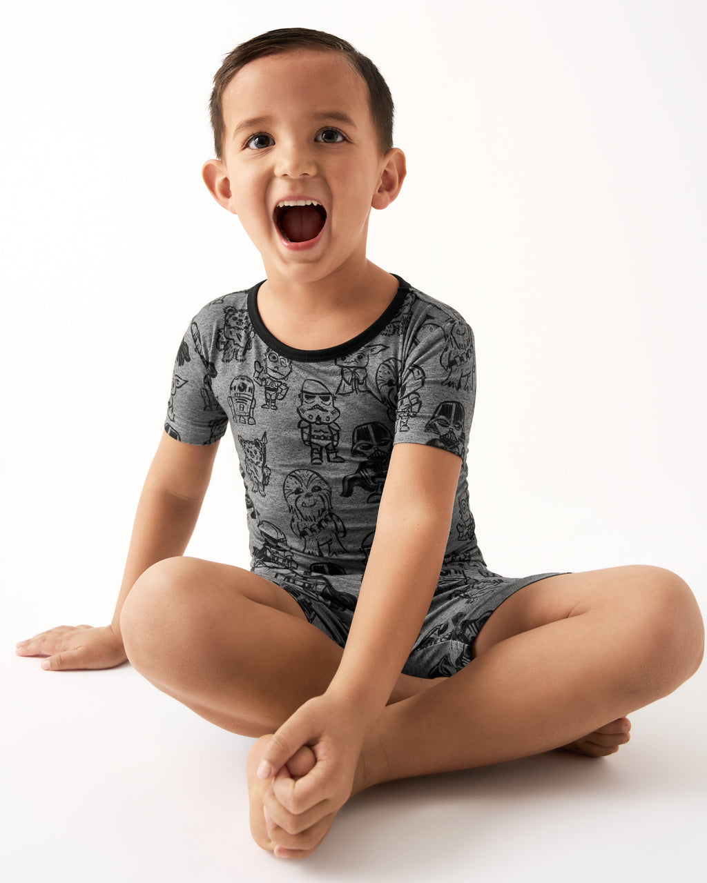 Star Wars Far, Far Away Friends Two-Piece Short Sleeve & Shorts Pajama Set