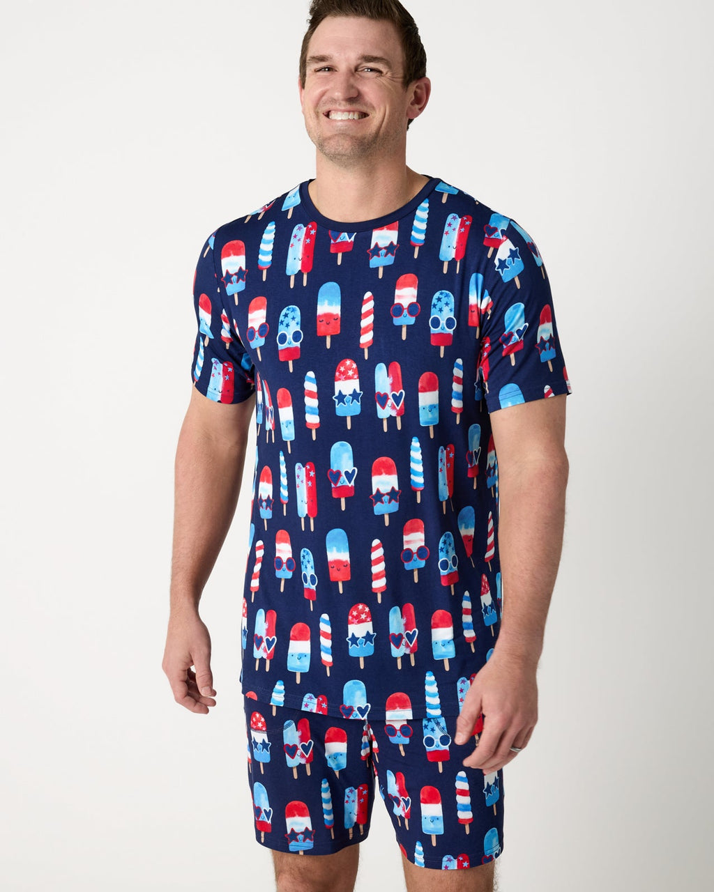 Sparkle Treats Men's Short Sleeve Pajama Top