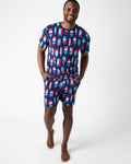 Sparkle Treats Men's Short Sleeve Pajama Top