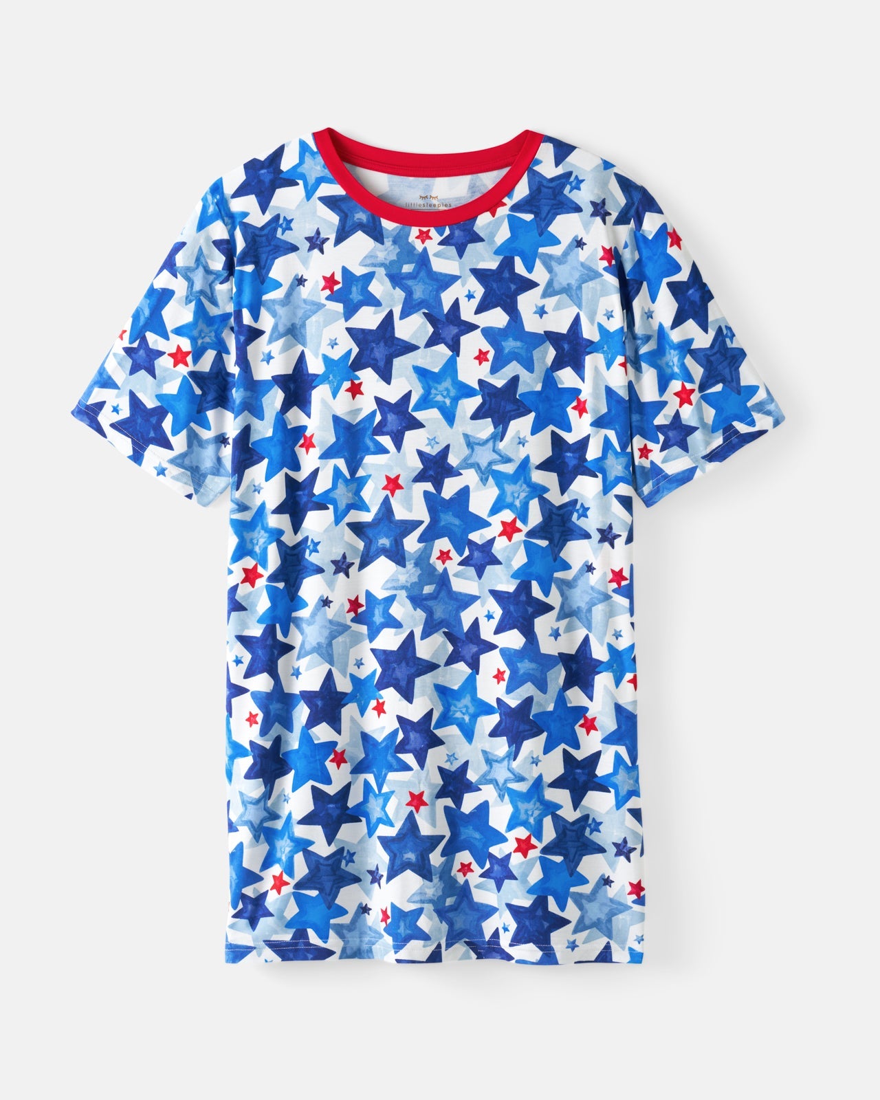 Starry Splash Men's Short Sleeve Pajama Top