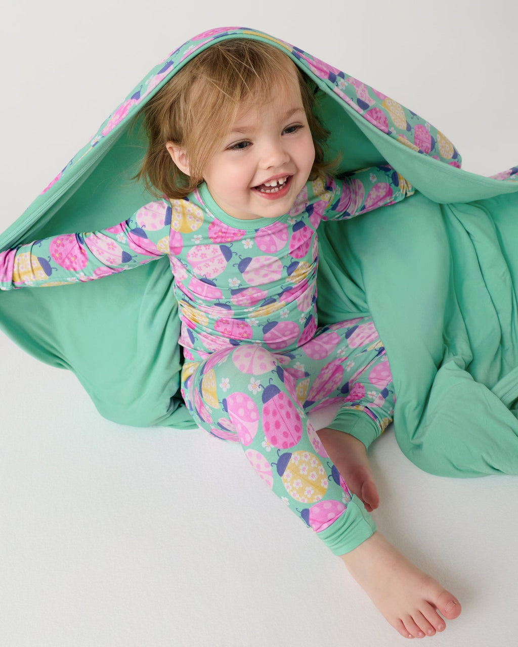 Ladybug Meadow Large Cloud Blanket®