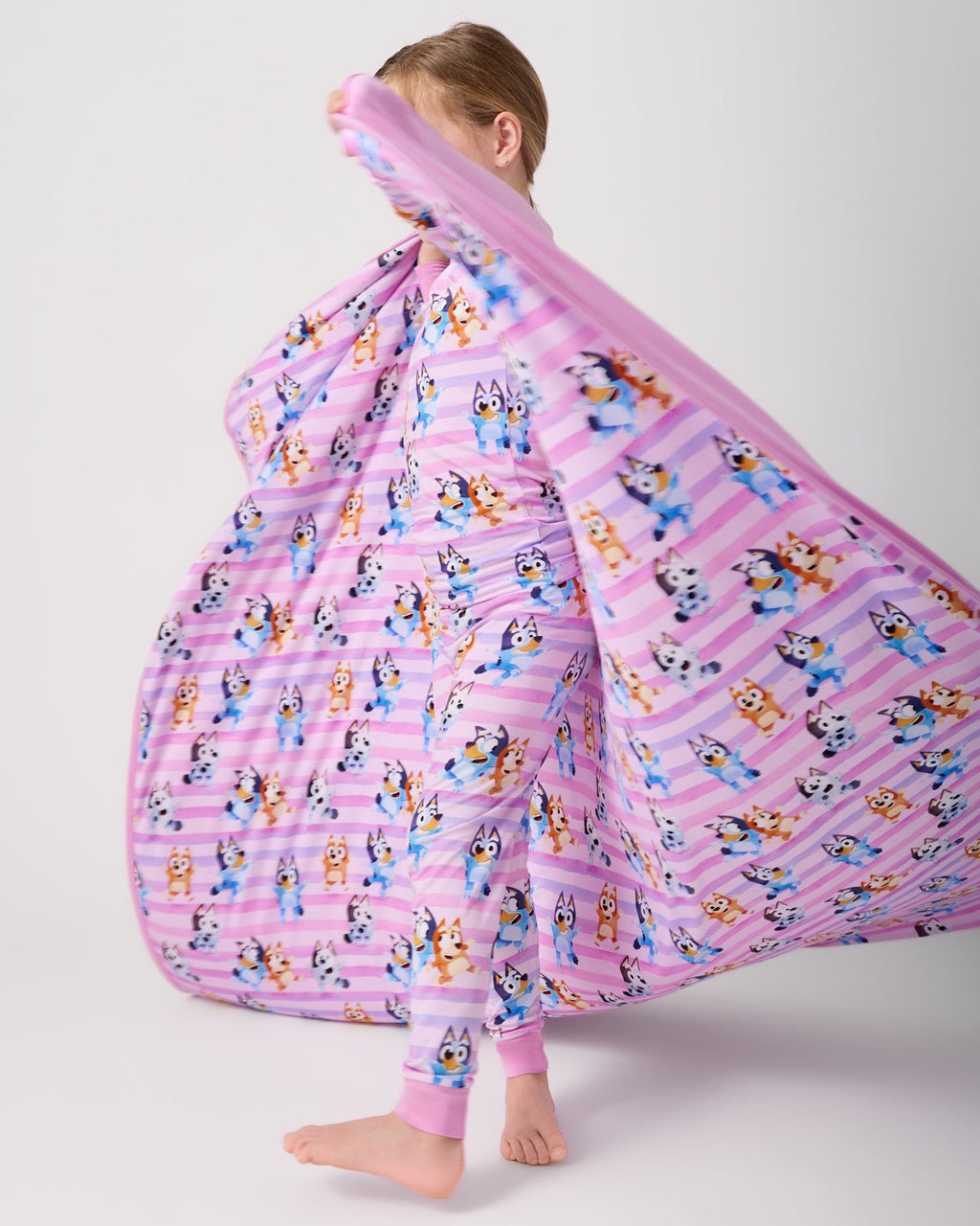 Bluey Dance All Day Pink Large Cloud Blanket®