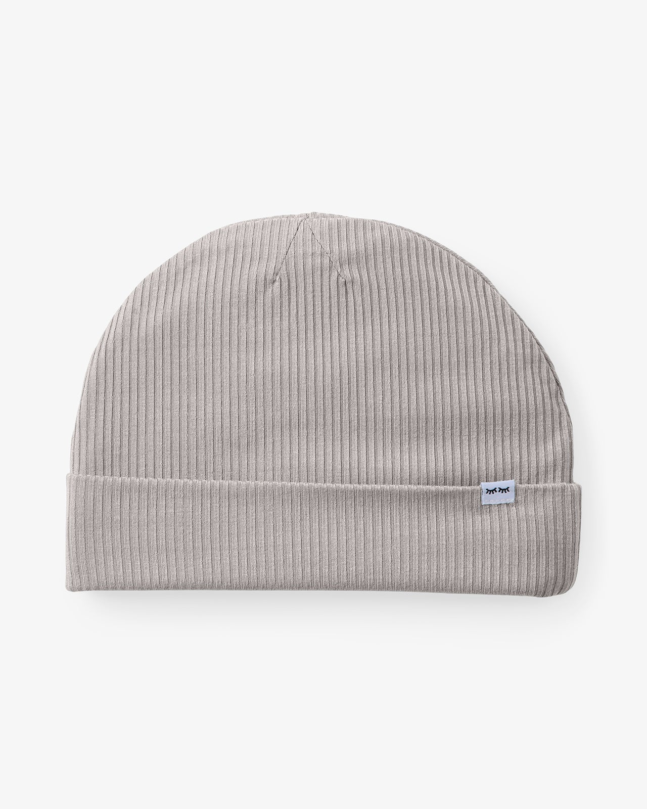 Dove Gray Ribbed Infant Beanie