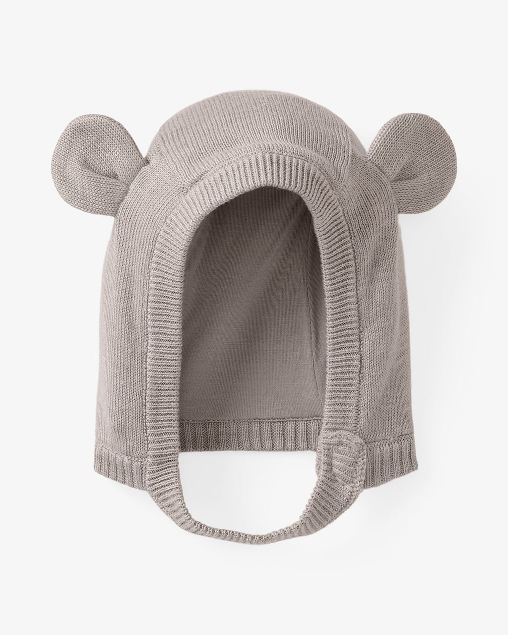 Dove Gray Bear Bonnet