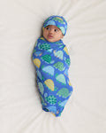 Shell Parade Swaddle & Beanie Set