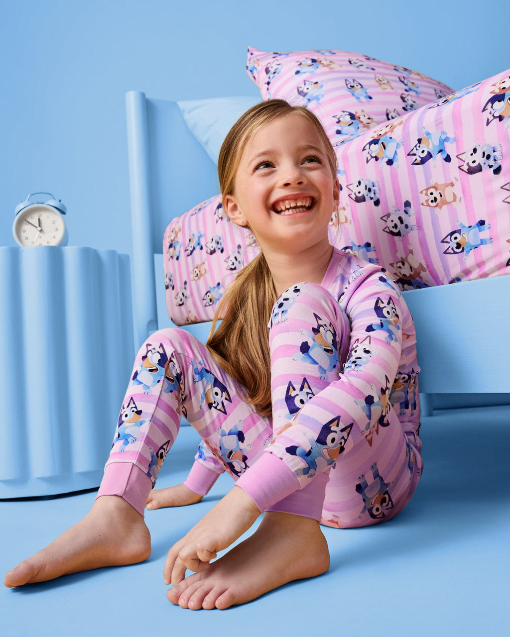Bluey Dance All Day Pink Two-Piece Pajama Set