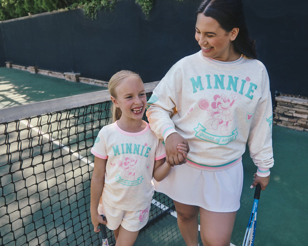 Disney Minnie Mouse Queen of Swing Ringer Tee