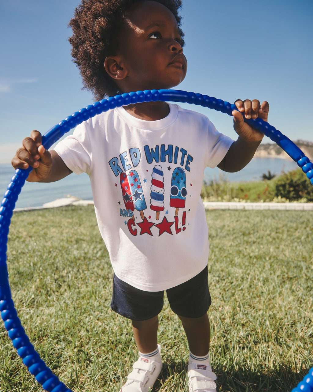 Red White & Cool Relaxed Tee