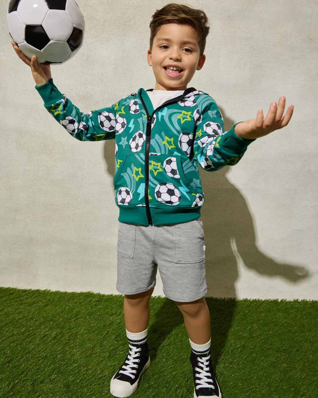 Soccer Stars Zip Hoodie