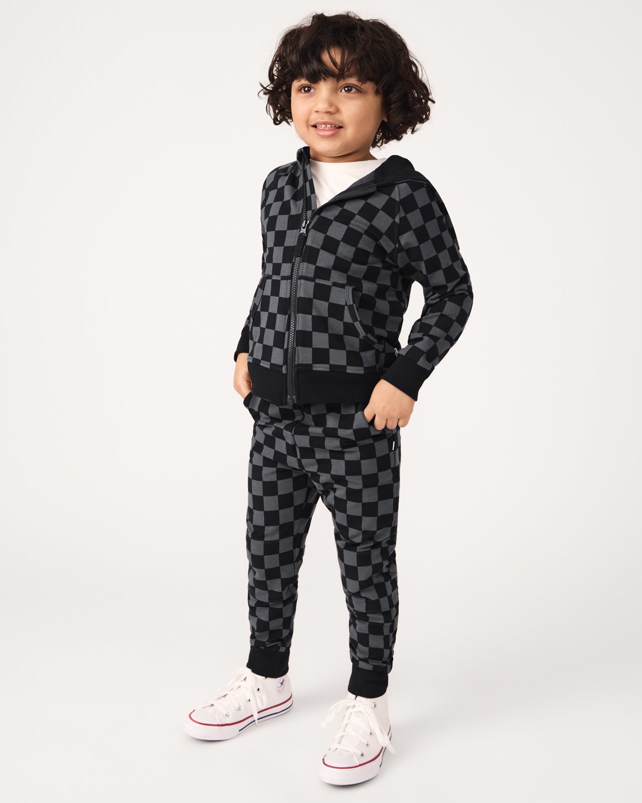 Monochrome Checks Jogger