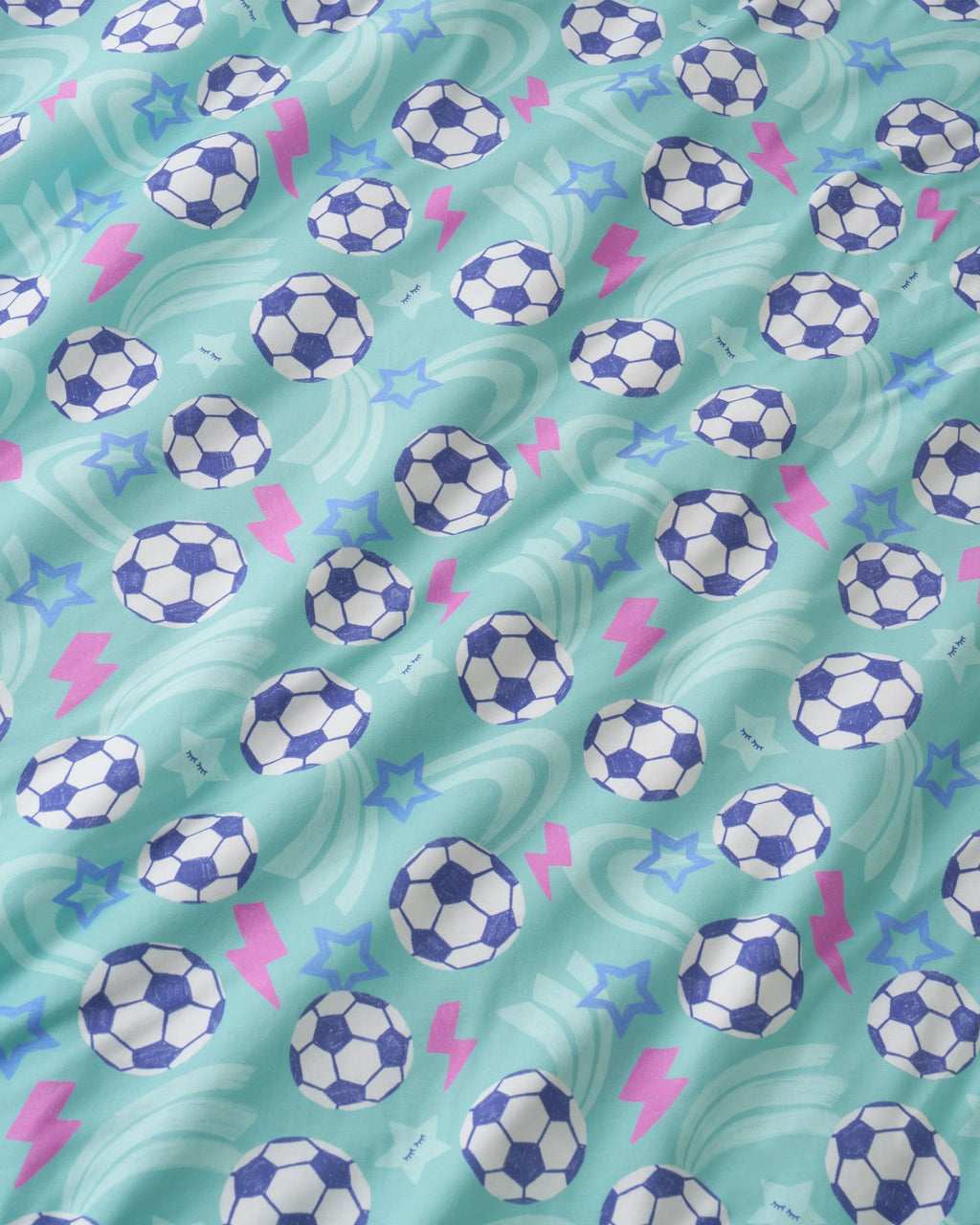 Aqua Soccer Stars Large Cloud Blanket®