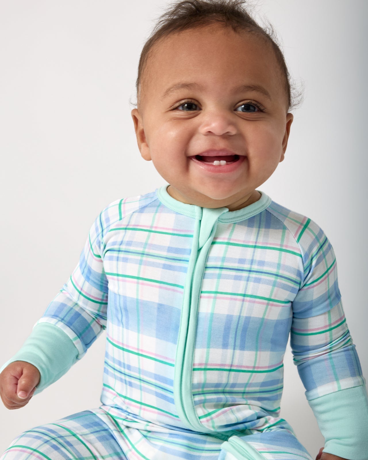 Springtime Plaid Zippy