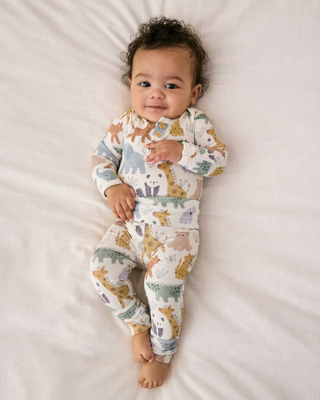 Sweet Safari Fold Over Legging