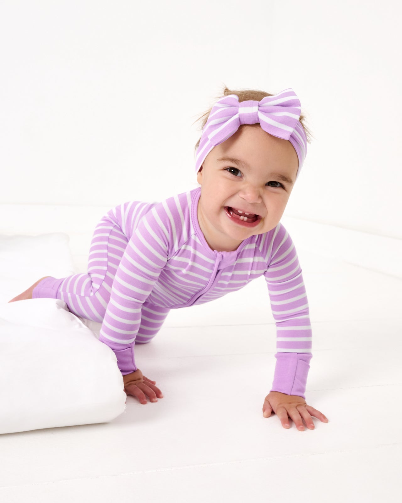 Sweet Orchid Stripe Zippy