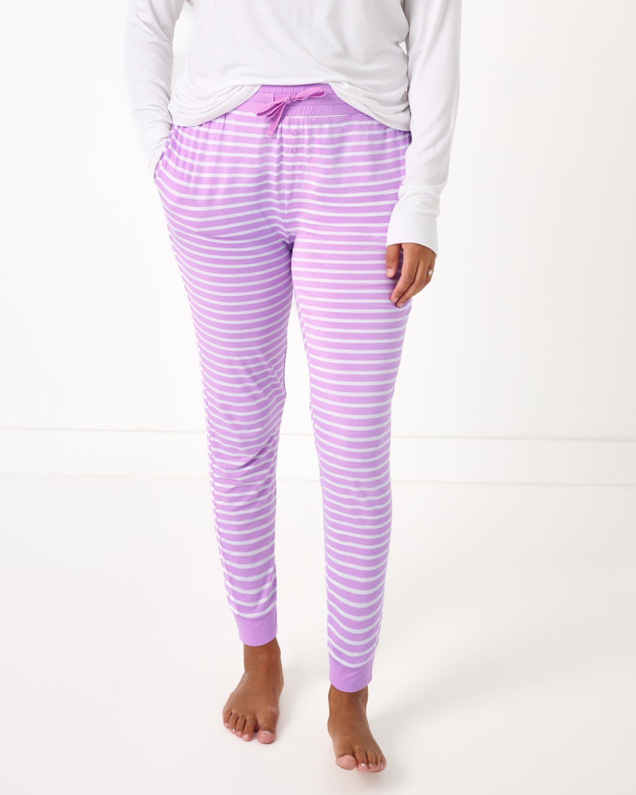 Sweet Orchid Stripe Women's Pajama Pants