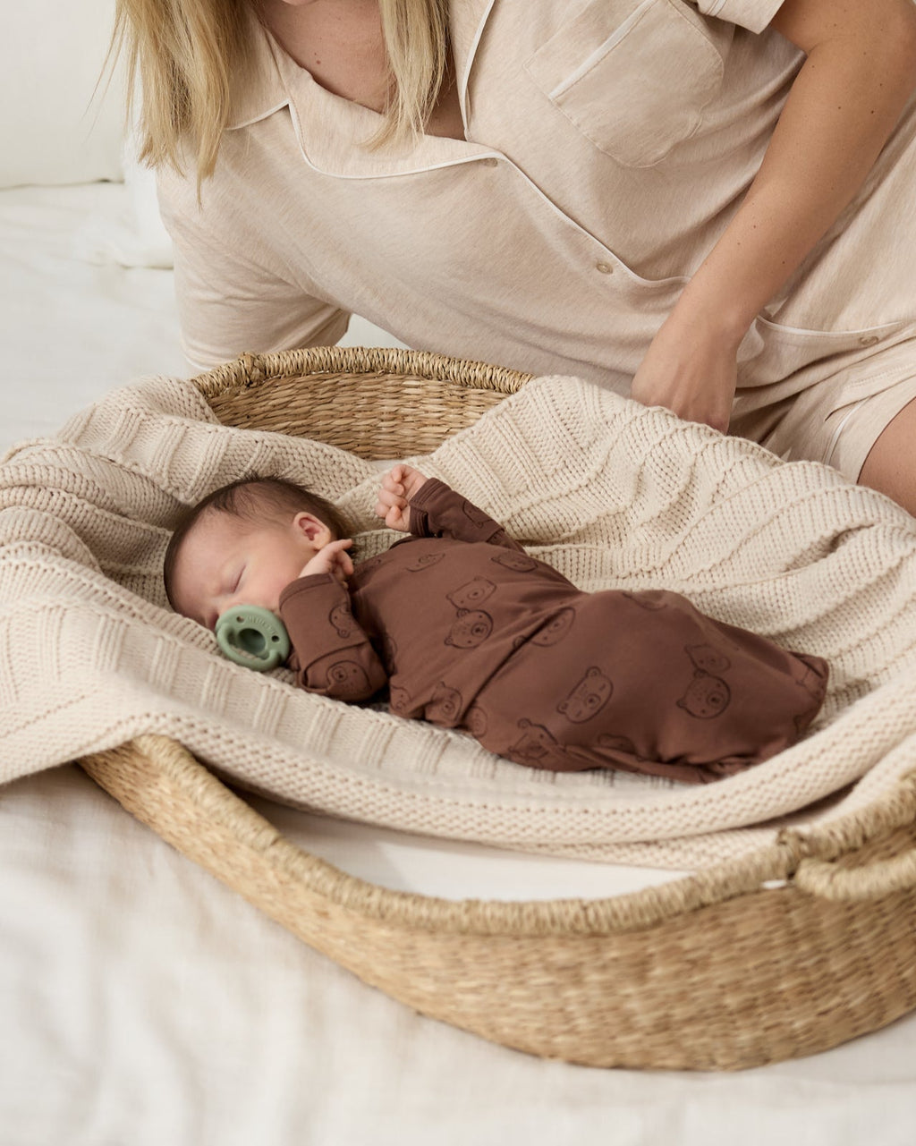 Teddy Tracks Infant Gown
