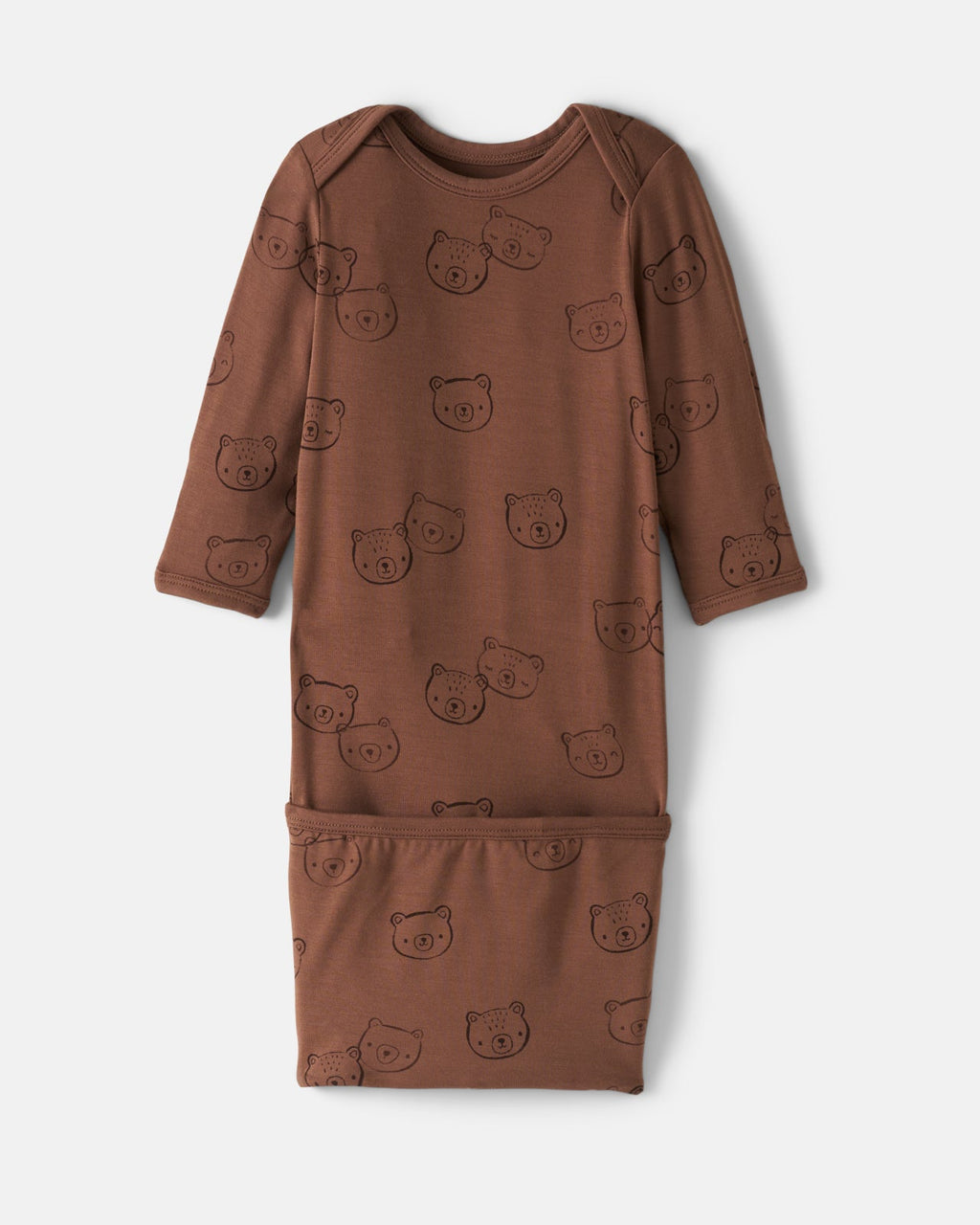 Teddy Tracks Infant Gown