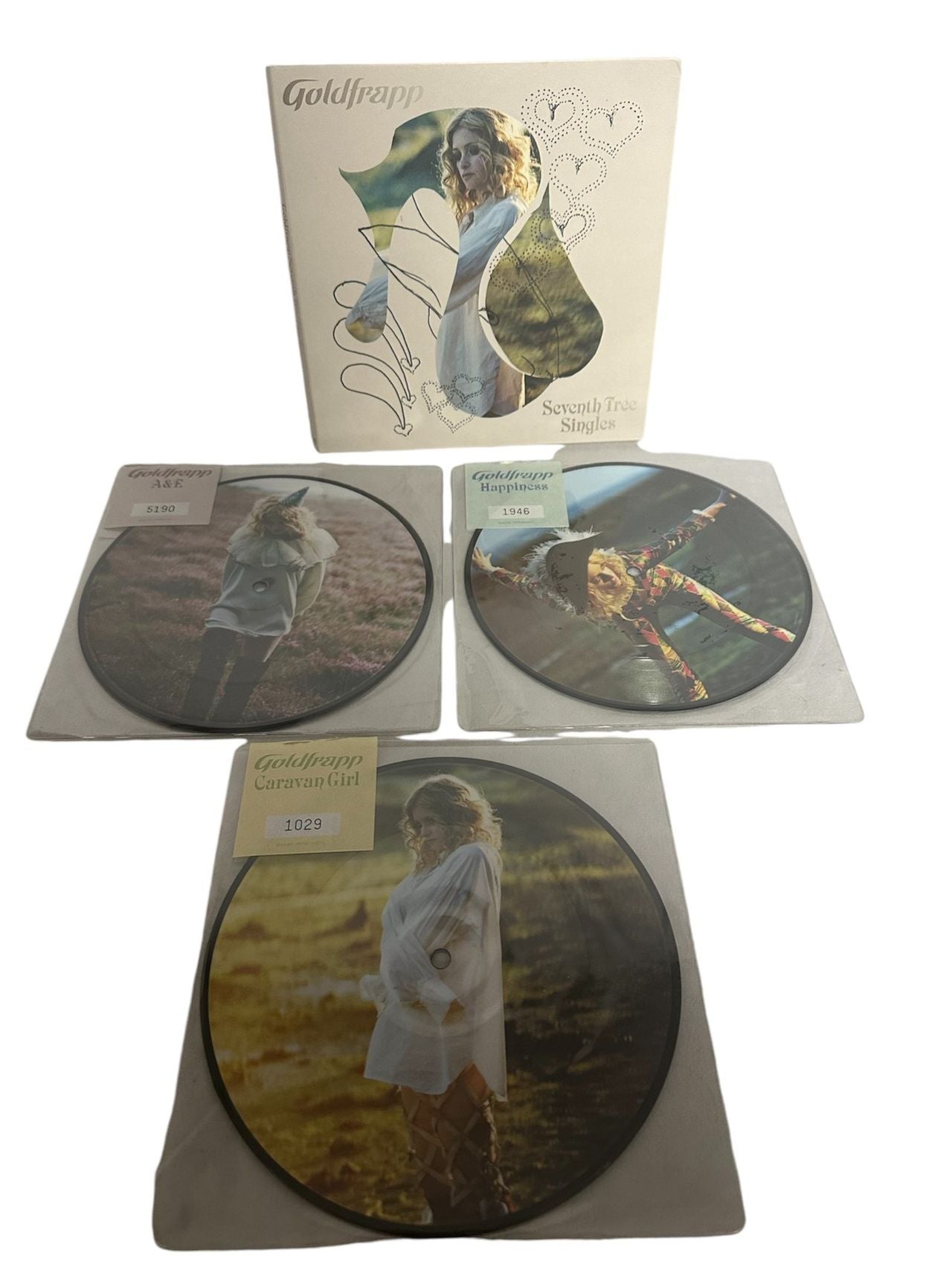 Goldfrapp Seventh Tree Singles UK 7" box set