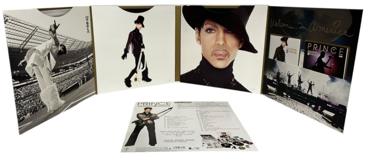 Prince Welcome 2 America - Deluxe Edition [2LP/1CD/Blu-Ray] UK Box set